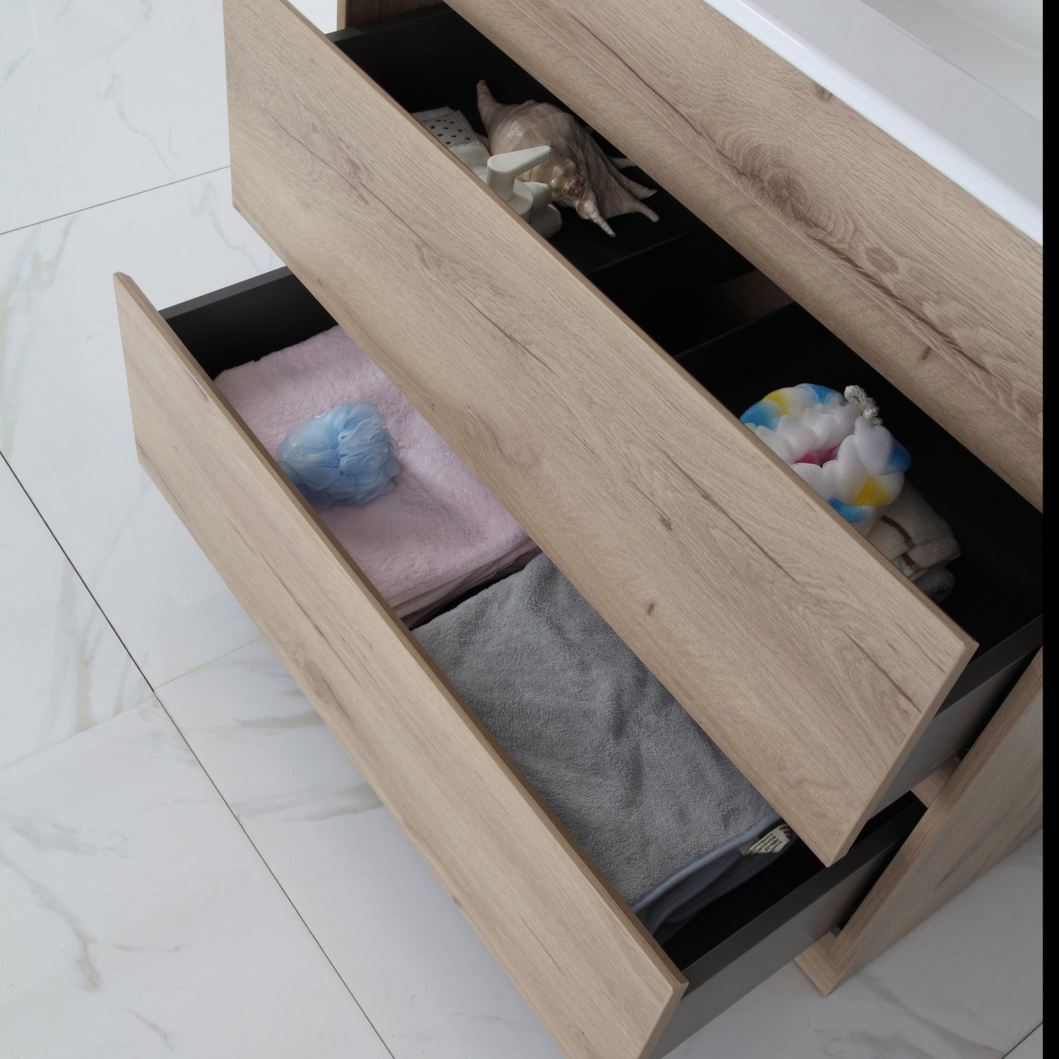 MAX MDF Freestanding Vanity Max Oak (All Sizes)