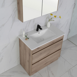MAX MDF Freestanding Vanity Max Oak (All Sizes)