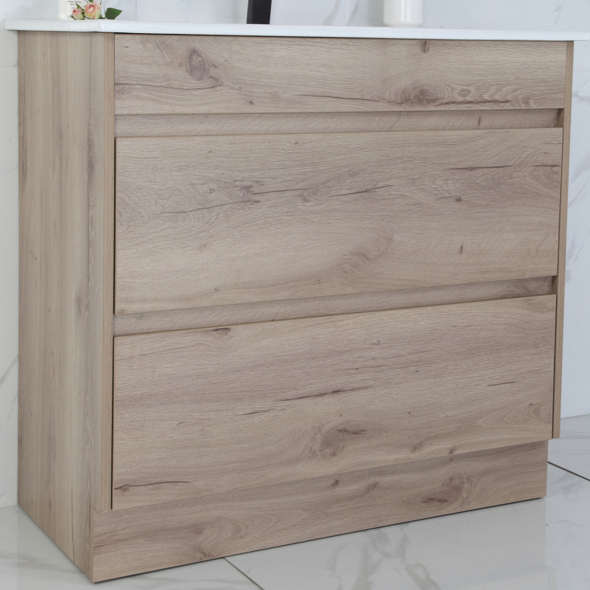 MAX MDF Freestanding Vanity Max Oak (All Sizes)