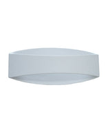 CANNES: LED Interior Matte White Curved Up/Down Wall Light