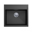 CARYSIL WALTZ Black Granite Kitchen Sink 560x510mm
