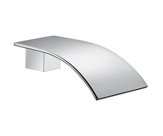 CASCADE Series Waterfall Bathtub/Basin Wall Spout - Chrome