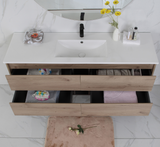 MAX MDF Wall Hung Vanity Max Oak (All Sizes)