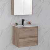 MAX MDF Wall Hung Vanity Max Oak (All Sizes)