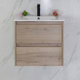 MAX MDF Wall Hung Vanity Max Oak (All Sizes)