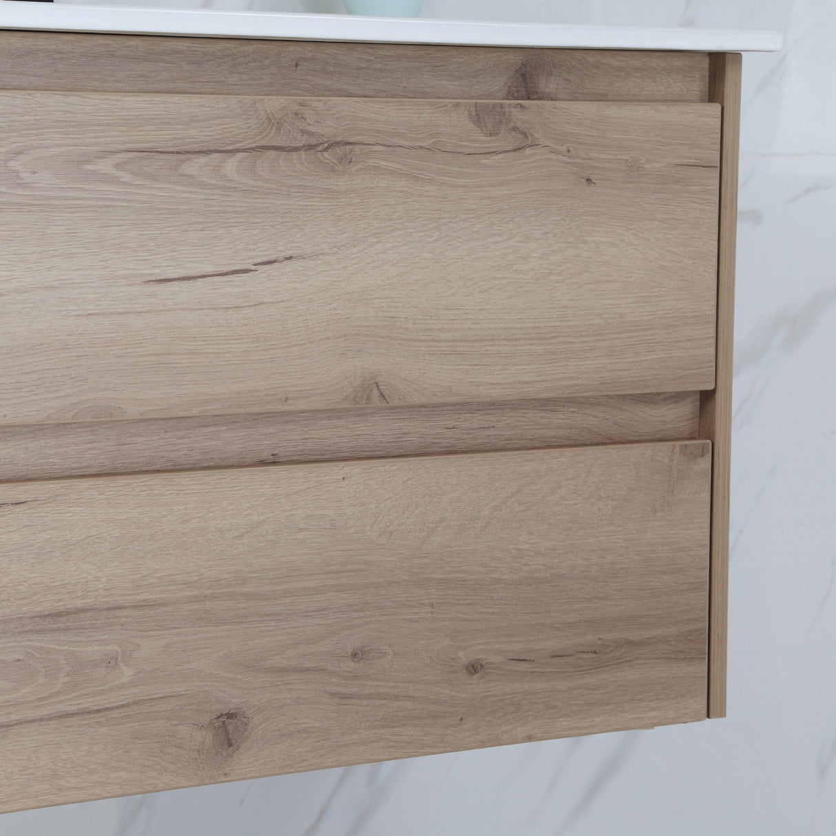 MAX MDF Wall Hung Vanity Max Oak (All Sizes)