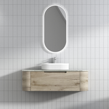 HAMILTON Wall Hung Curve Vanity Max Oak (All Sizes)