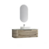 HAMILTON Wall Hung Curve Vanity Max Oak (All Sizes)