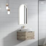 HAMILTON Wall Hung Curve Vanity Max Oak (All Sizes)