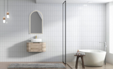 HAMILTON Wall Hung Curve Vanity Max Oak (All Sizes)
