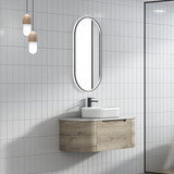 HAMILTON Wall Hung Curve Vanity Max Oak (All Sizes)