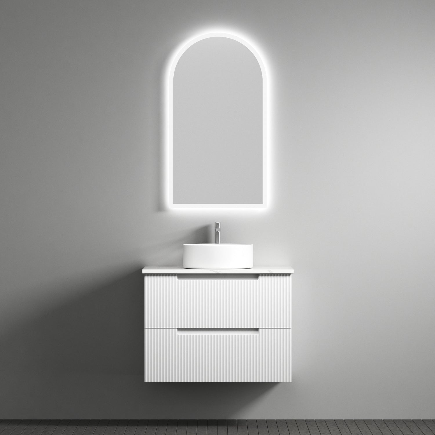 VERONA MARKII Wall Hung Vanity Matte White (All Sizes)