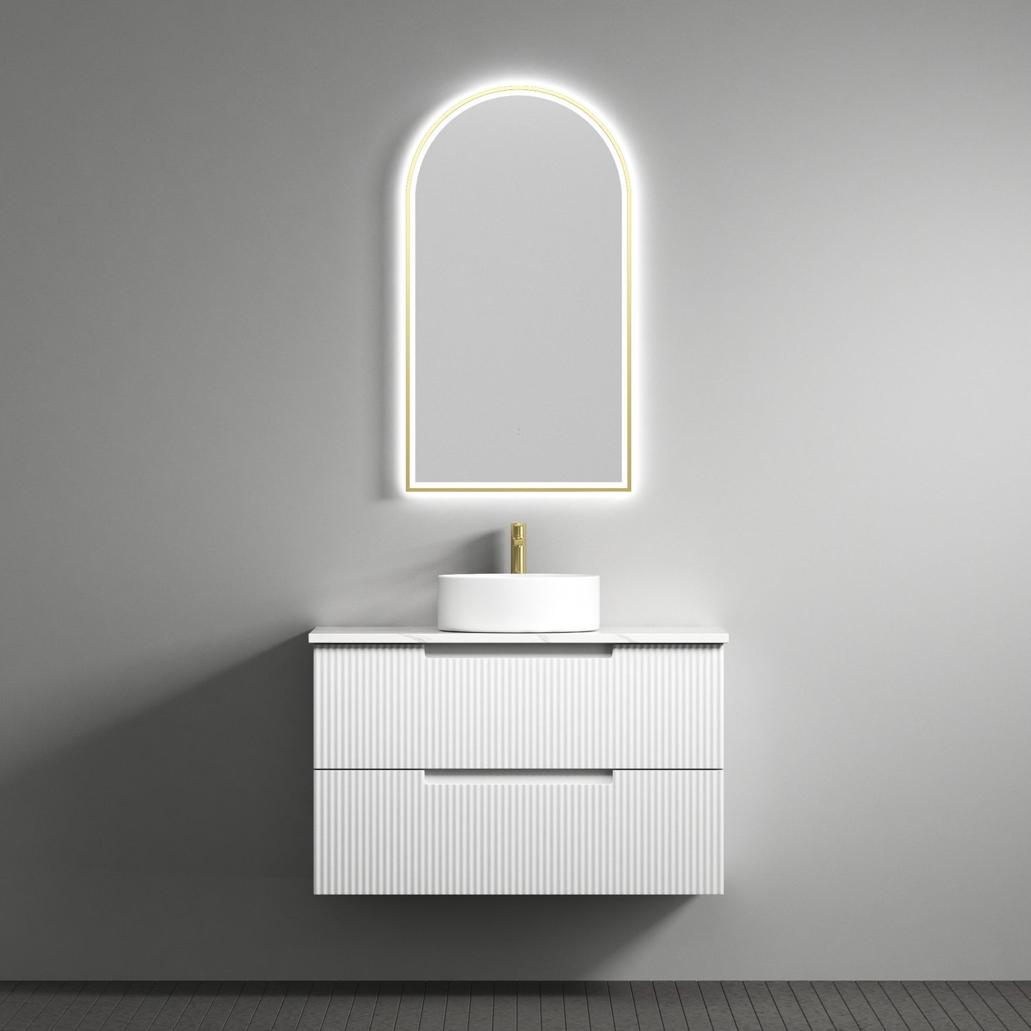 VERONA MARKII Wall Hung Vanity Matte White (All Sizes)