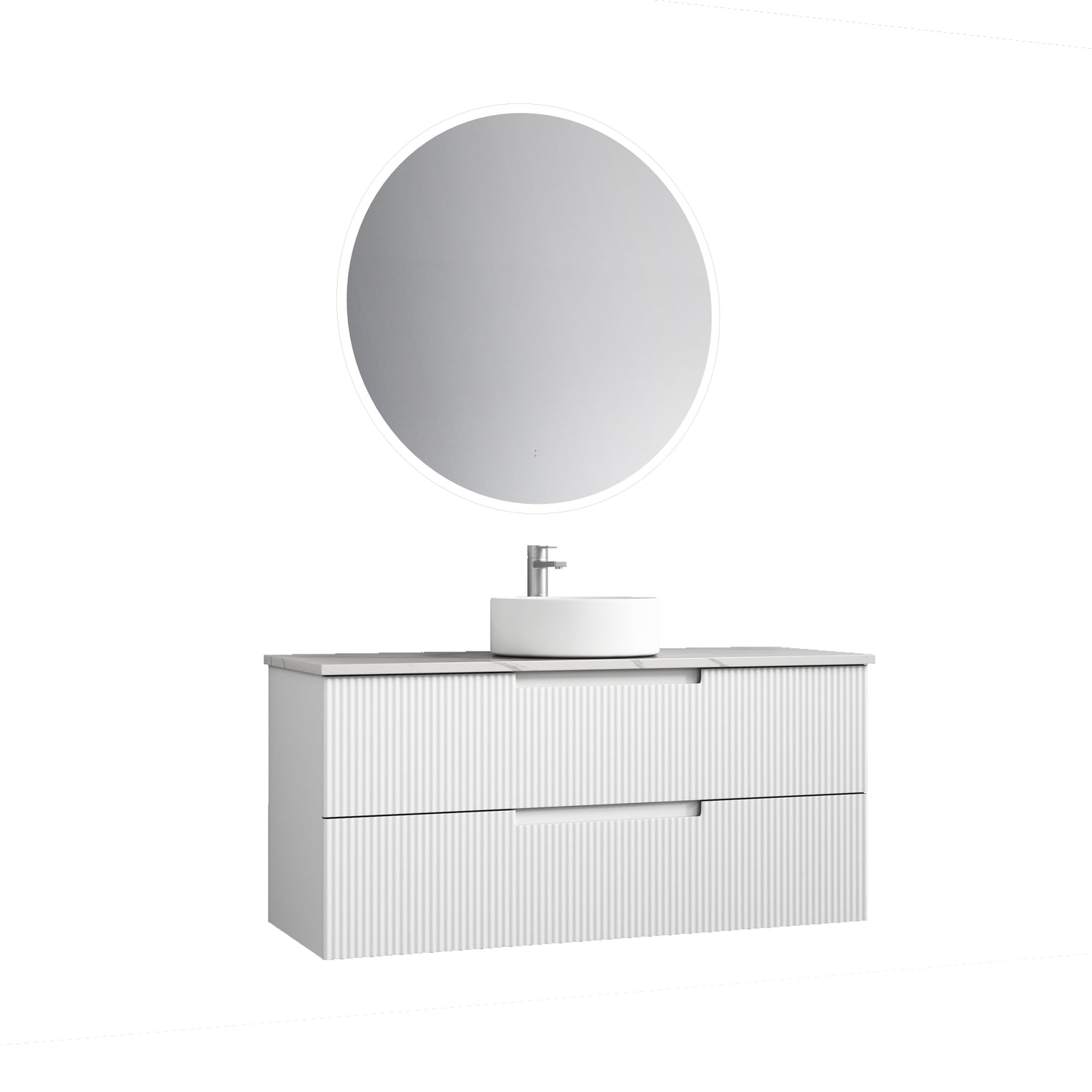 VERONA MARKII Wall Hung Vanity Matte White (All Sizes)