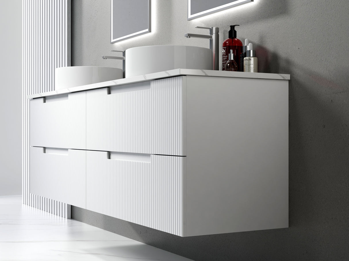 VERONA MARKII Wall Hung Vanity Matte White (All Sizes)