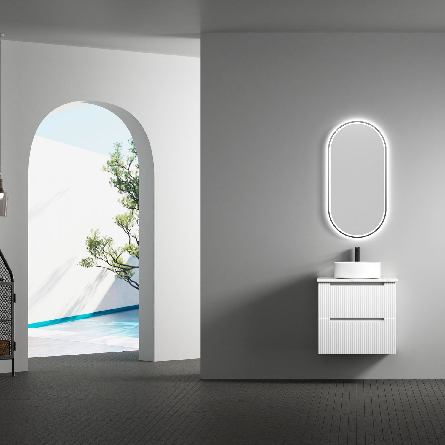 VERONA MARKII Wall Hung Vanity Matte White (All Sizes)