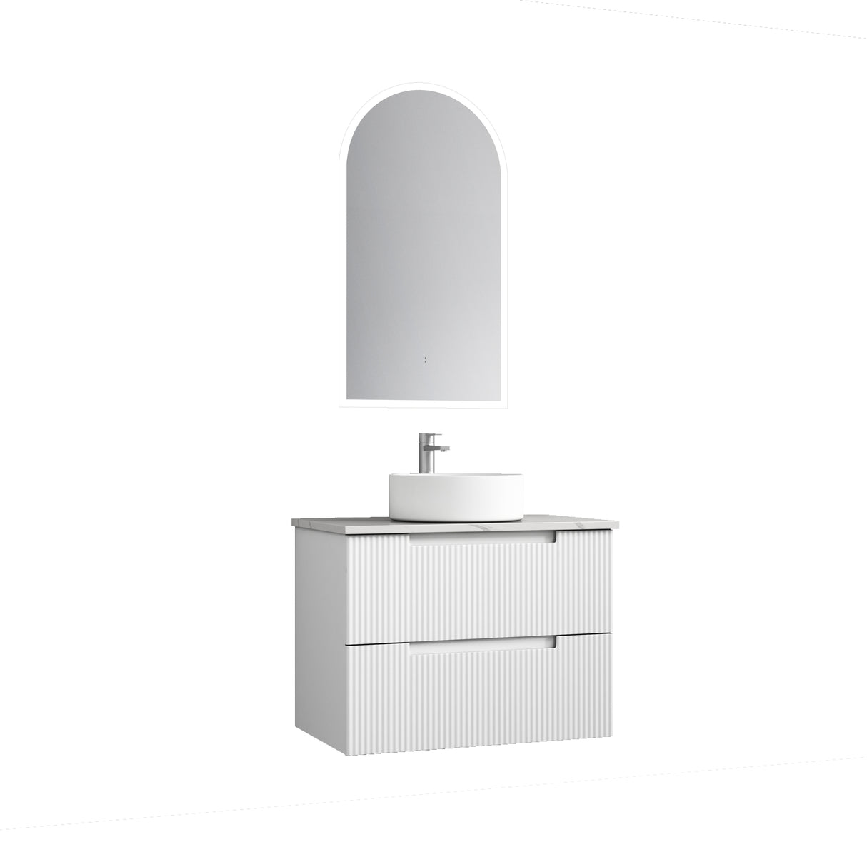 VERONA MARKII Wall Hung Vanity Matte White (All Sizes)
