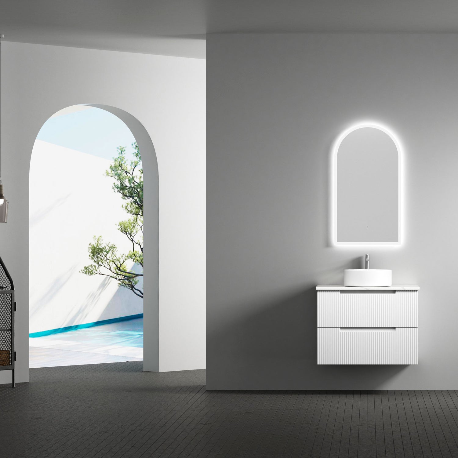 VERONA MARKII Wall Hung Vanity Matte White (All Sizes)