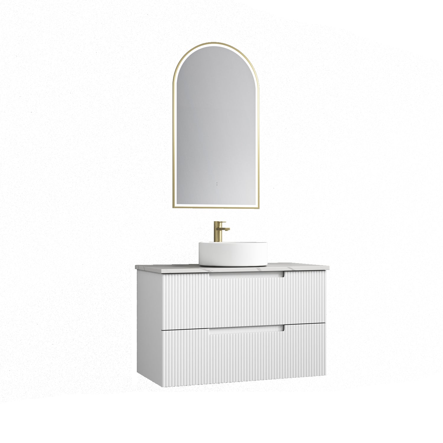 VERONA MARKII Wall Hung Vanity Matte White (All Sizes)