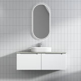 PERLA Mark II Wall Hung Vanity Matte White (All Sizes)