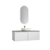 PERLA Mark II Wall Hung Vanity Matte White (All Sizes)