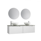 PERLA Mark II Wall Hung Vanity Matte White (All Sizes)