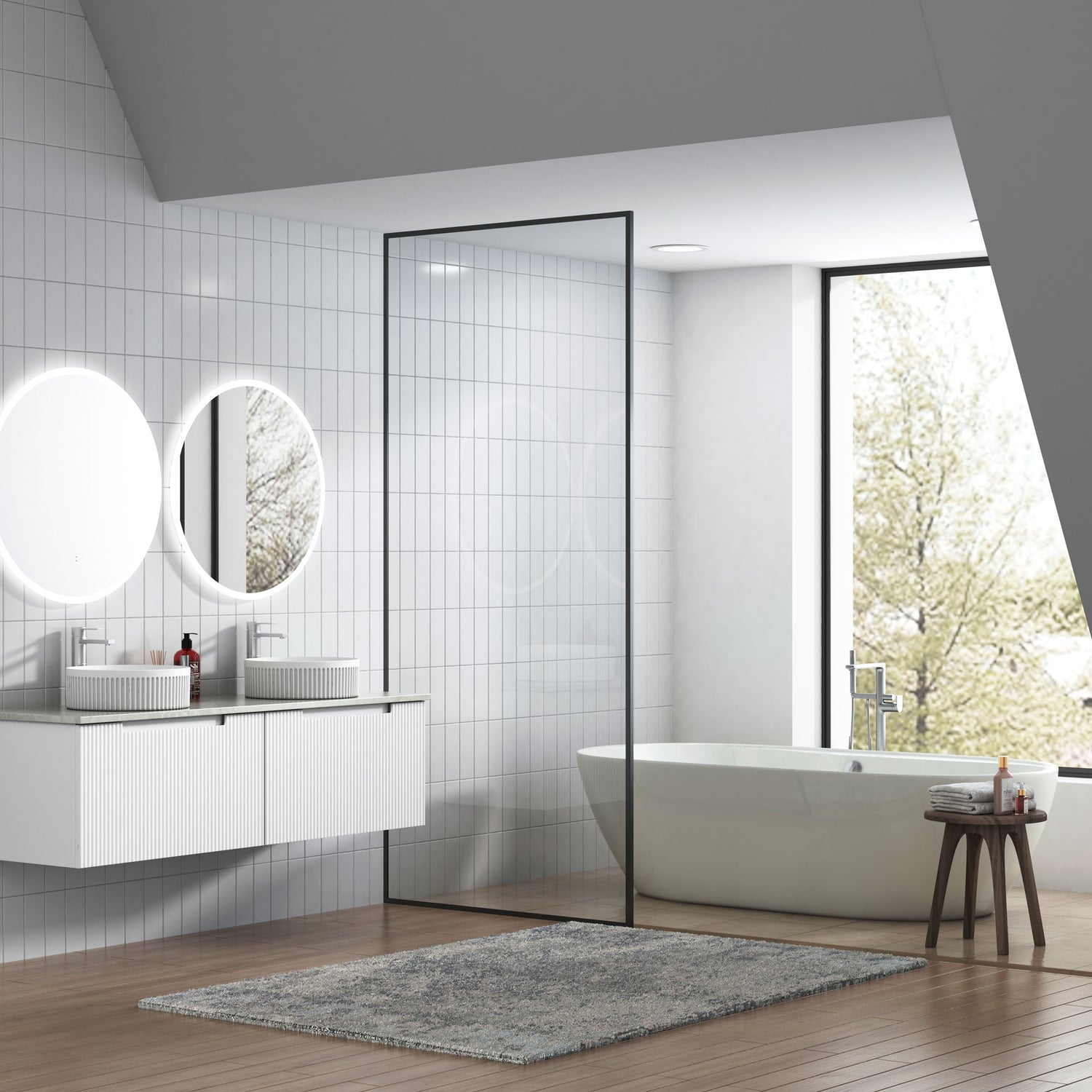 PERLA Mark II Wall Hung Vanity Matte White (All Sizes)
