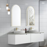 PERLA Mark II Wall Hung Vanity Matte White (All Sizes)