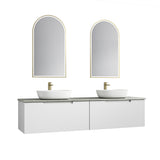 PERLA Mark II Wall Hung Vanity Matte White (All Sizes)