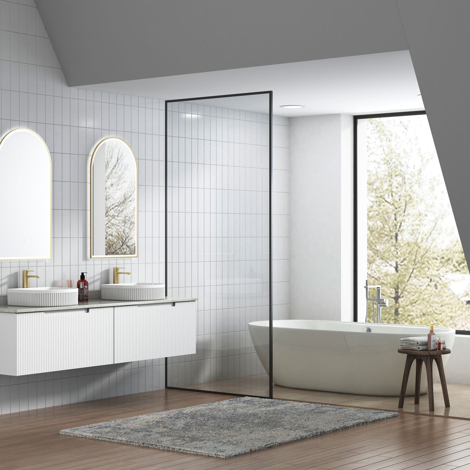 PERLA Mark II Wall Hung Vanity Matte White (All Sizes)