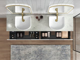 PERLA Mark II Wall Hung Vanity Matte White (All Sizes)