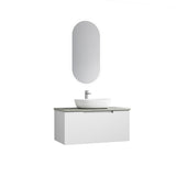PERLA Mark II Wall Hung Vanity Matte White (All Sizes)