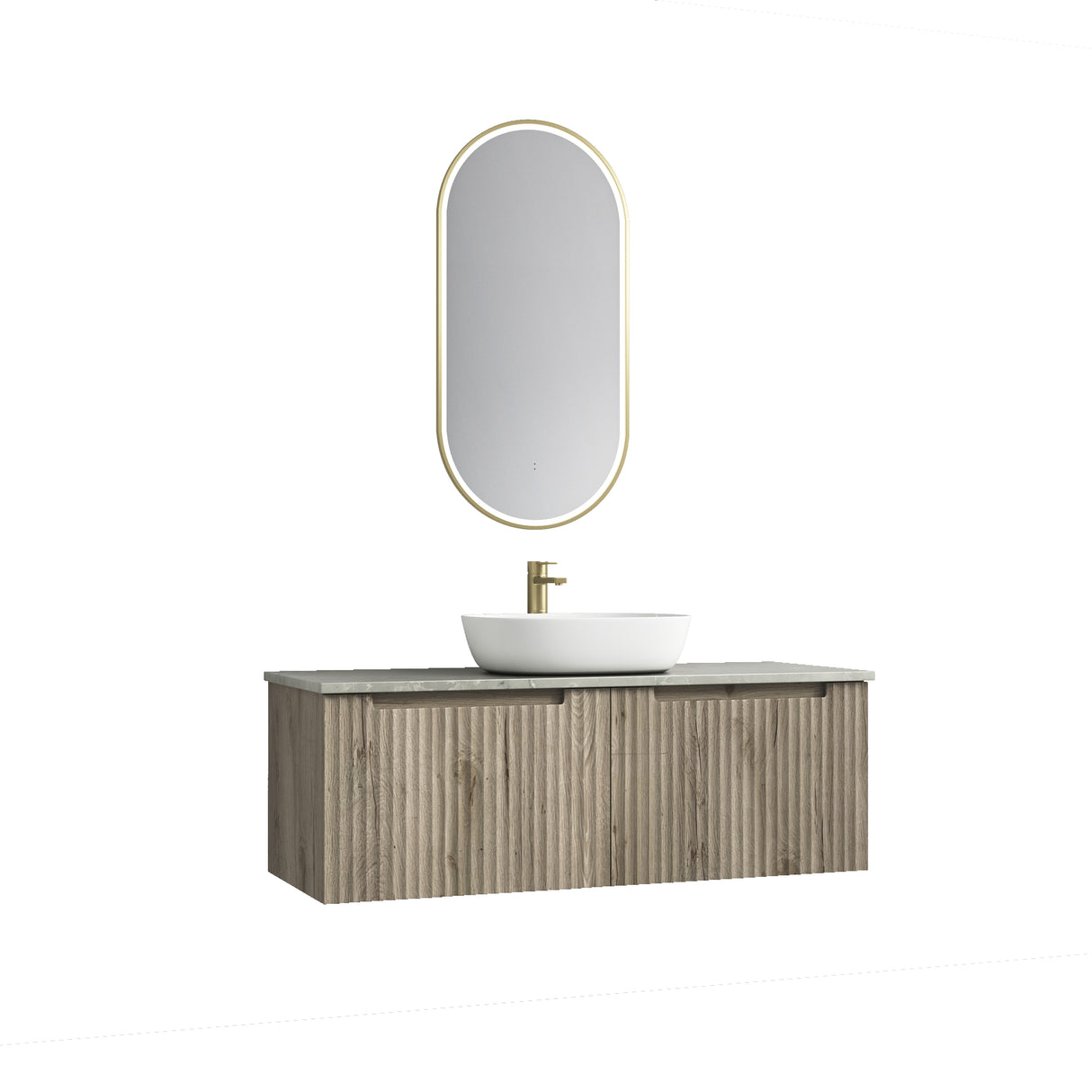 CALDER Wall Hung Vanity Tuscana Oak (All Sizes)