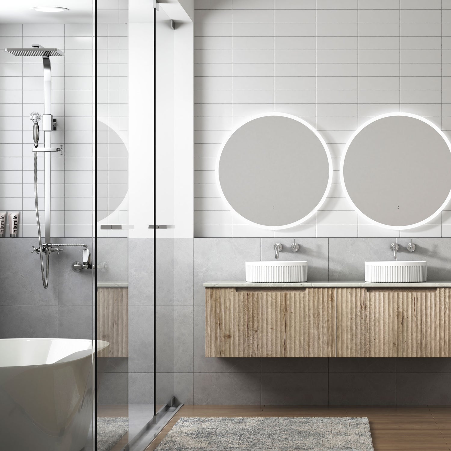 CALDER Wall Hung Vanity Tuscana Oak (All Sizes)