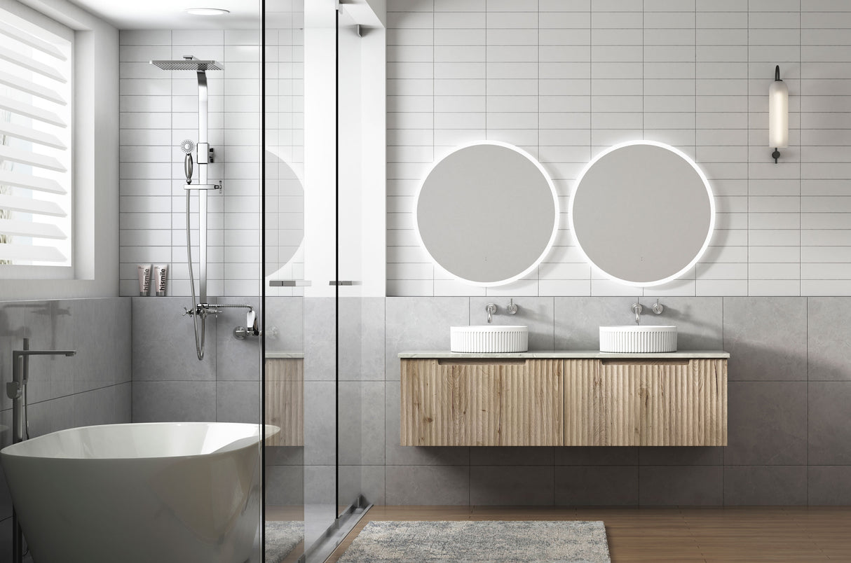 CALDER Wall Hung Vanity Tuscana Oak (All Sizes)