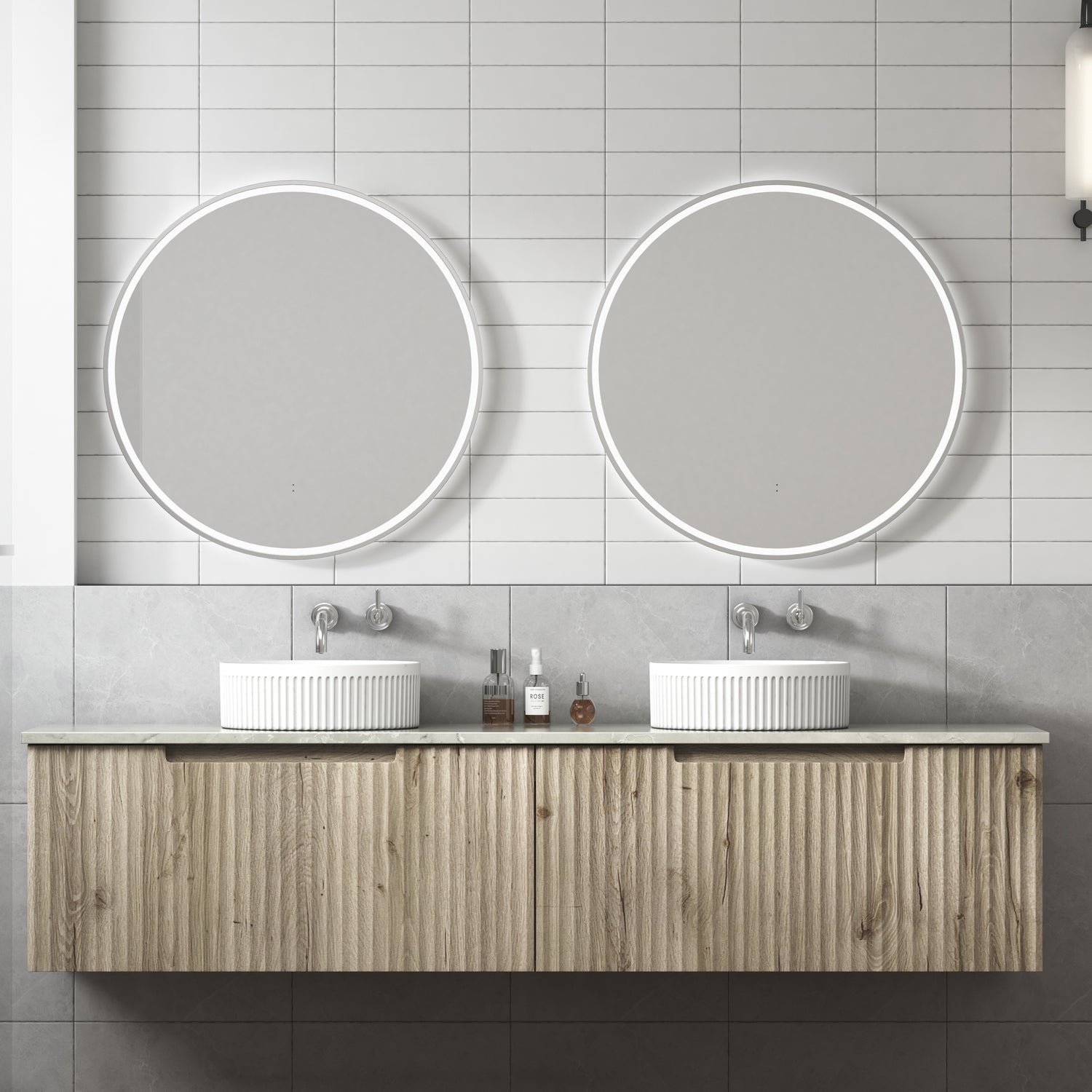 CALDER Wall Hung Vanity Tuscana Oak (All Sizes)