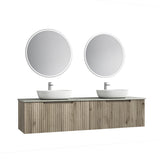 CALDER Wall Hung Vanity Tuscana Oak (All Sizes)