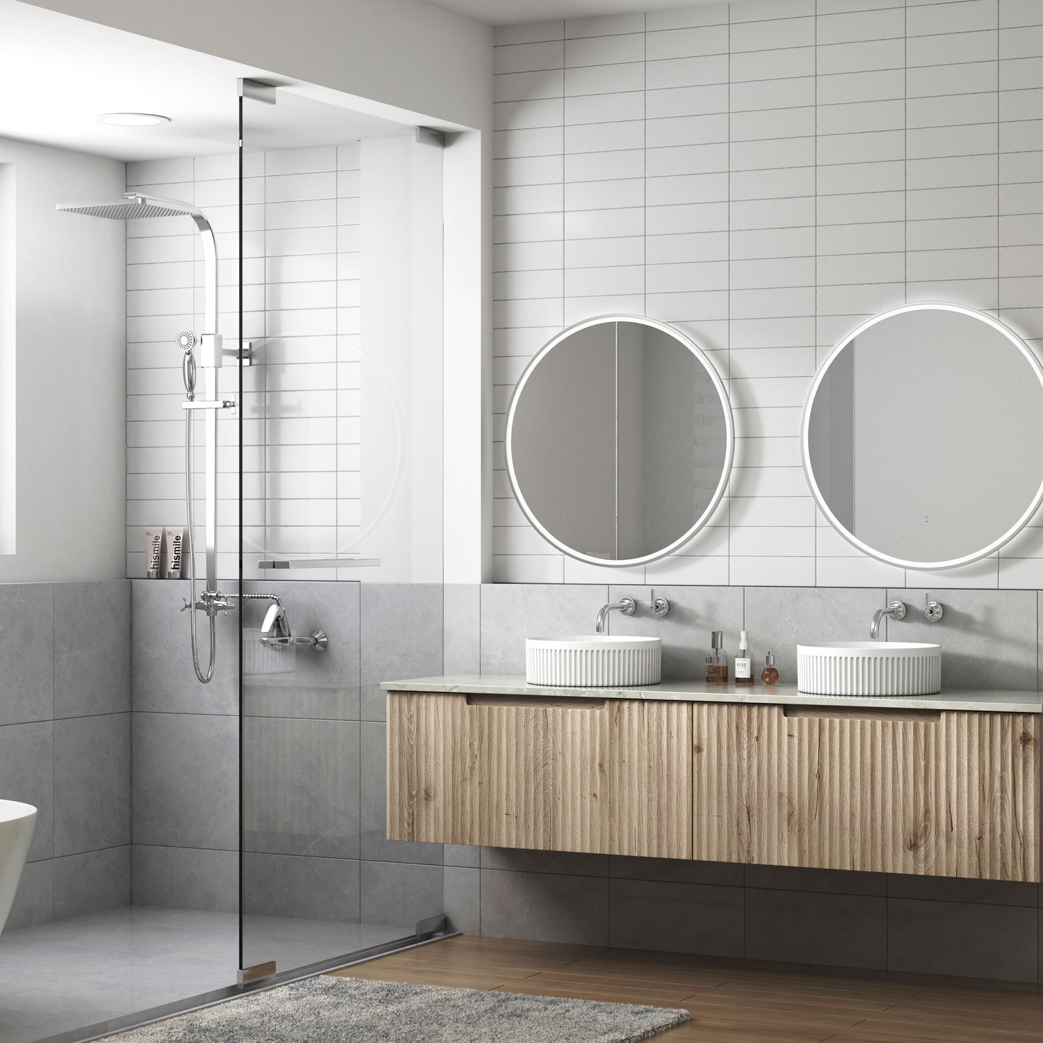 CALDER Wall Hung Vanity Tuscana Oak (All Sizes)