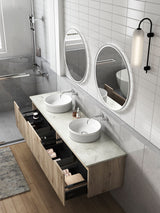 CALDER Wall Hung Vanity Tuscana Oak (All Sizes)