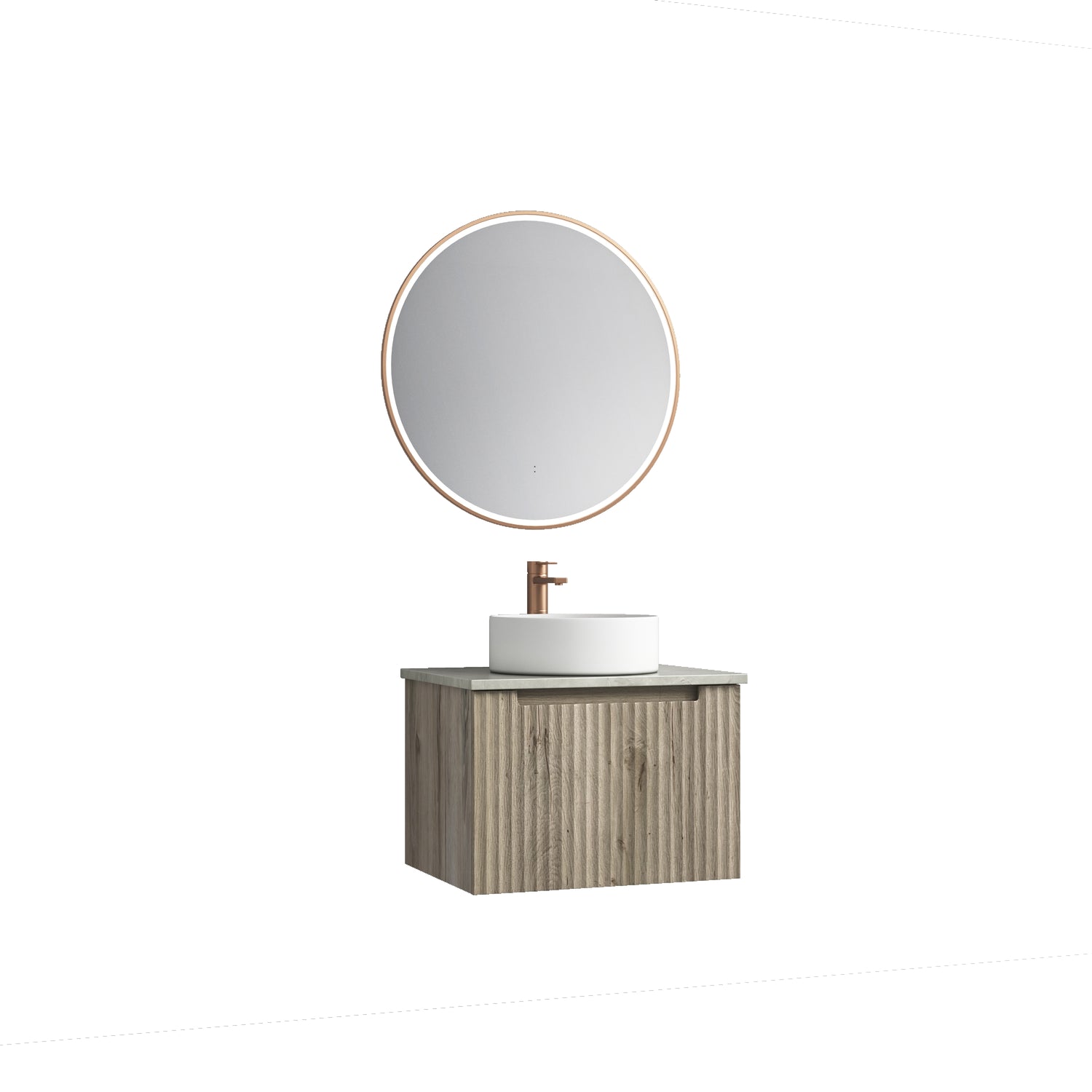 CALDER Wall Hung Vanity Tuscana Oak (All Sizes)