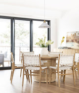 CEREMA: Interior White with Antique Brass & Black Highlight Coolie Pendant Light