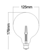 G125 LED Filament Globes (6W)