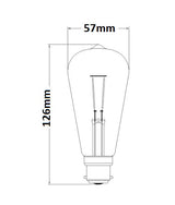 ST57 LED Filament Globes (4W)