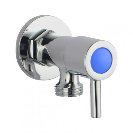 BLAZE Round Chrome 1/4 Turn Washing Machine Stop Tap