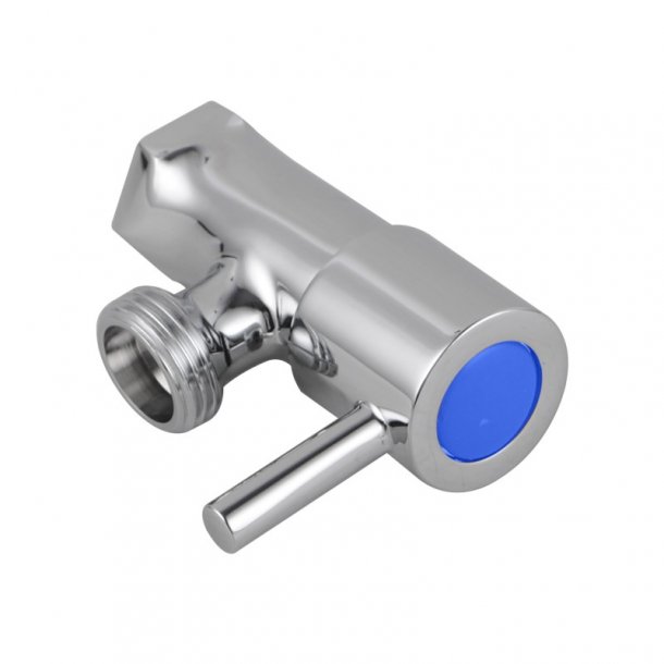 BLAZE Round Chrome 1/4 Turn Washing Machine Stop Tap