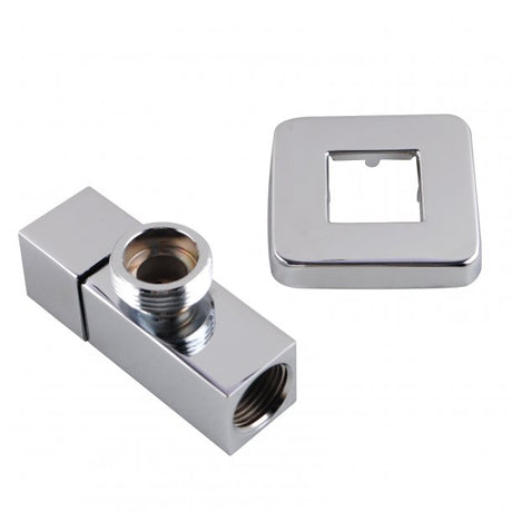 BLAZE Square Chrome 1/4 Turn Washing Machine Stop Tap