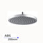 AQU Round Rainfall Shower Head 200mm Discontinued - Chrome
