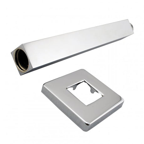Blaze Square Ceiling Shower Arm 400mm - Chrome