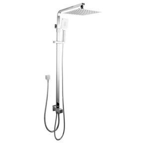 10" Square Shower Station Top Bottom Inlet - Chrome