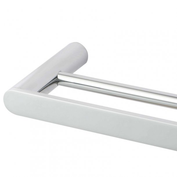RUSHY Double Towel Rail 800mm - Chrome